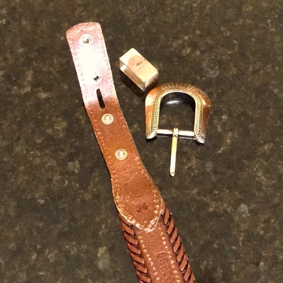 Vintage Sea Dream Leather Western Style Beaded Belt size 34 - Picture 13 of 13